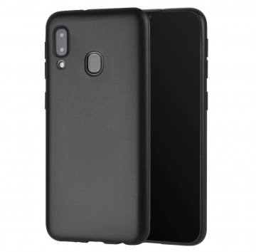 Samsung galaxy a20e siliconen backcover hoesjes zwart