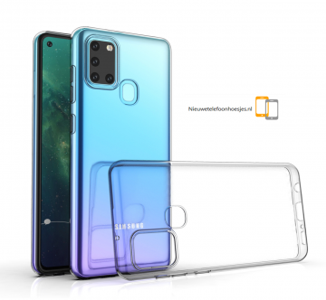 Samsung galaxy a21s transparant siliconen hoesje