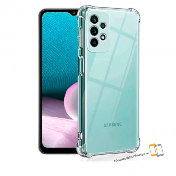 Samsung galaxy a32 5g anti shock siliconen backcover hoesje transparant