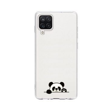 Samsung galaxy a42 siliconen hoesje transparant panda