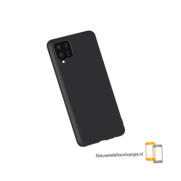 Samsung galaxy a42 zwart siliconen cover hoesje1