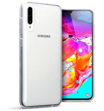 Samsung galaxy a50 siliconen hoesje transparant
