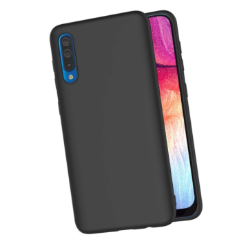 Samsung galaxy a50 zwart siliconen cover hoesje