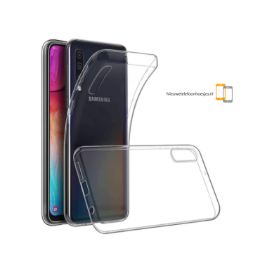 Samsung galaxy a70 transparant siliconen hoesje 0