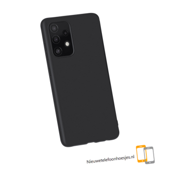 Samsung galaxy a72 4g a72 5g zwart cover case siliconen cover hoesje1