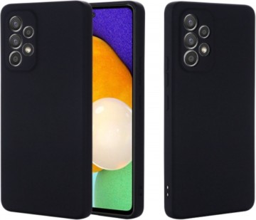 Samsung galaxy a72 zwart siliconen hoesje perfecte camera uitsparingen