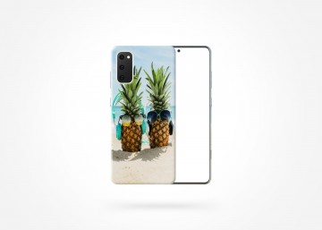 Samsung galaxy hoesjes s20 s20plus s20ultra zomer hoesjes summer time ananas zonnebril hoesje1