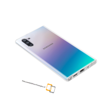 Samsung galaxy note 10 transparant siliconen cover hoesje1 1