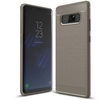 Samsung galaxy note 8 siliconen cover hoesje grijs
