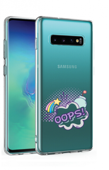 Samsung galaxy s10 a10plus siliconen hoesje always oops