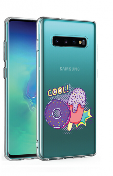 Samsung galaxy s10 a10plus siliconen hoesje cool