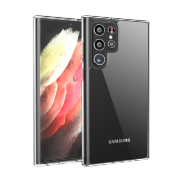 Samsung galaxy s22 ultra hoesje transparant siliconen backcover hoesje