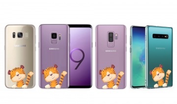 Samsung galaxy s8 s8 plus s9 s9plus s10 s10plus siliconen tijgertje
