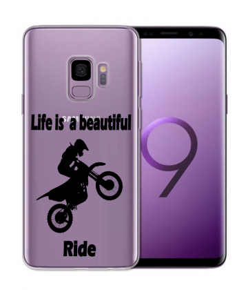 Samsung galaxy s9 siliconen hoesje always life is a beautiful ride