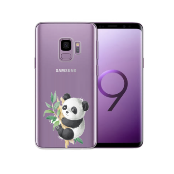 Samsung galaxy s9 siliconen hoesje transparant panda