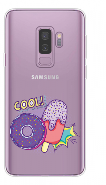 Samsung galaxy s9plus siliconen hoesje cool