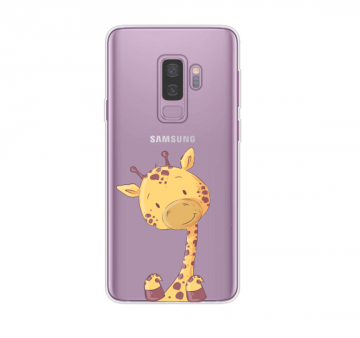 Samsung galaxy s9plus siliconen hoesje girafje