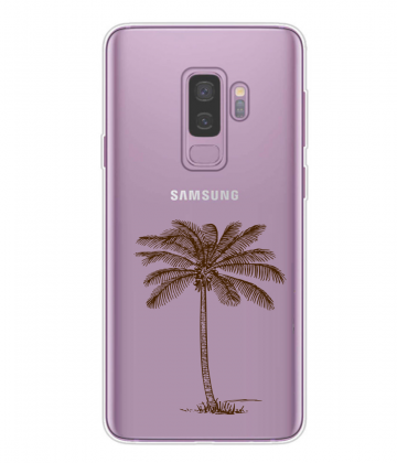 Samsung galaxy s9plus siliconen hoesje palmboom