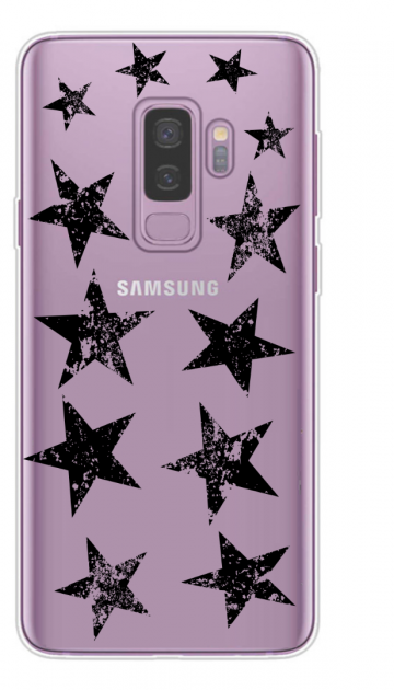 Samsung galaxy s9plus siliconen hoesje stars