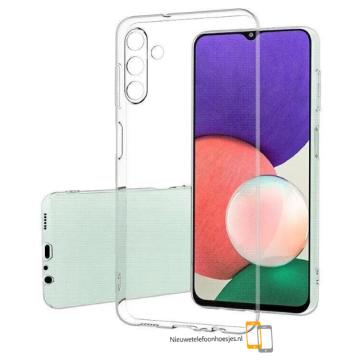 Samsung galaxya13 5g a04stelefoonhoesje siliconen hoesje transparant