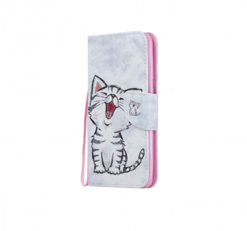 Samung galaxy a30 bookcase hoesje schattig katje