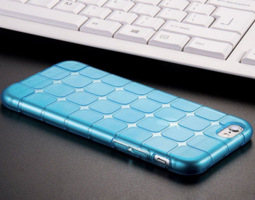 Apple Iphone 6 / 6S / 6 Plus / 6S Plus doorzichtige achterkant hoesjes (blokjes uitvoering)