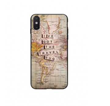 Apple Iphone X hoesje siliconen cover hoesje apple iphone x xs i ve got the travel bug