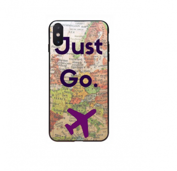 Iphone x hoesje / Iphone xs hoesje Siliconen cover hoesje apple iphone x xs just go 3
