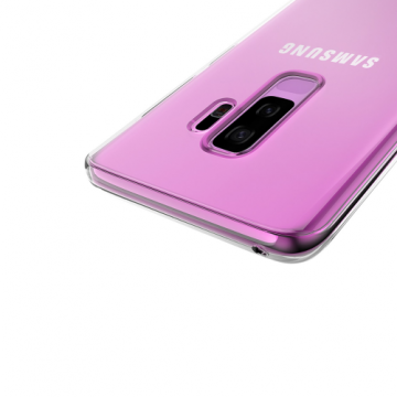Siliconen cover hoesje transparant voor de Samsung Galaxy S9Plus