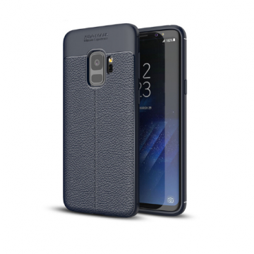Siliconen cover hoesje voor de samsung galaxy s9 blauw