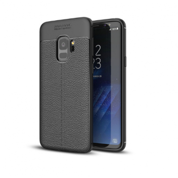 Siliconen cover hoesje voor de samsung galaxy s9 zwart
