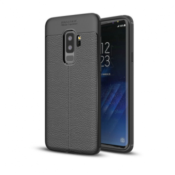 Siliconen cover hoesje voor de samsung galaxy s9plus zwart