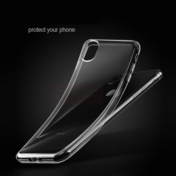 Siliconen hoesje transparant voor de Apple Iphone X / XS