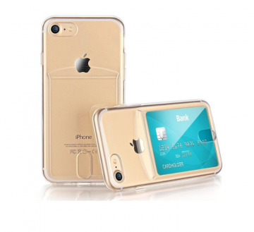 Siliconen hoesje Iphone 7  8 se2020voor de apple iphone 7 8 SE2020 SE2022 met pasje gleuf