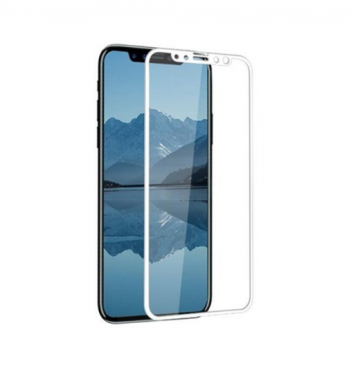 Tempered glass Iphone x protector voor de apple iphone x / xs wit