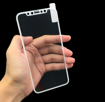 Tempered glass protector Iphone xs voor de apple iphone x / xs wit