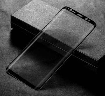 Tempered glass protector voor de samsung galaxy s8 zwart 1