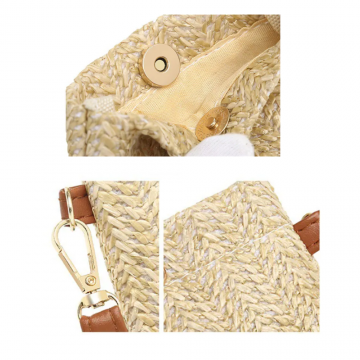 Ysfugl telefoon schouder tasje stro luxe fashion tasje1