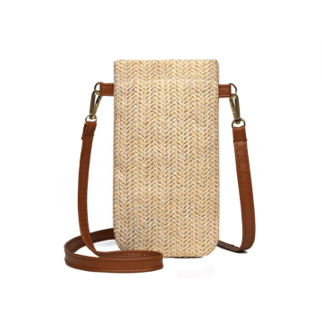 Ysfugl telefoon schouder tasje stro luxe fashion tasje4