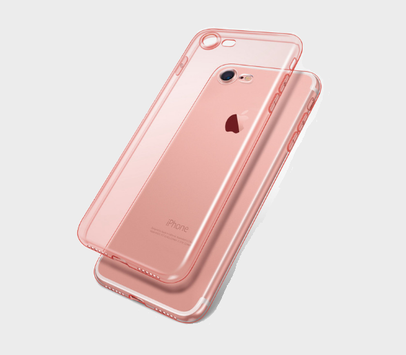 Bende verachten Betreffende Siliconen hoesje voor de Apple Iphone 7 / 8 dun helder transparant/roze -  Apple - Nieuwetelefoonhoesjes.nl