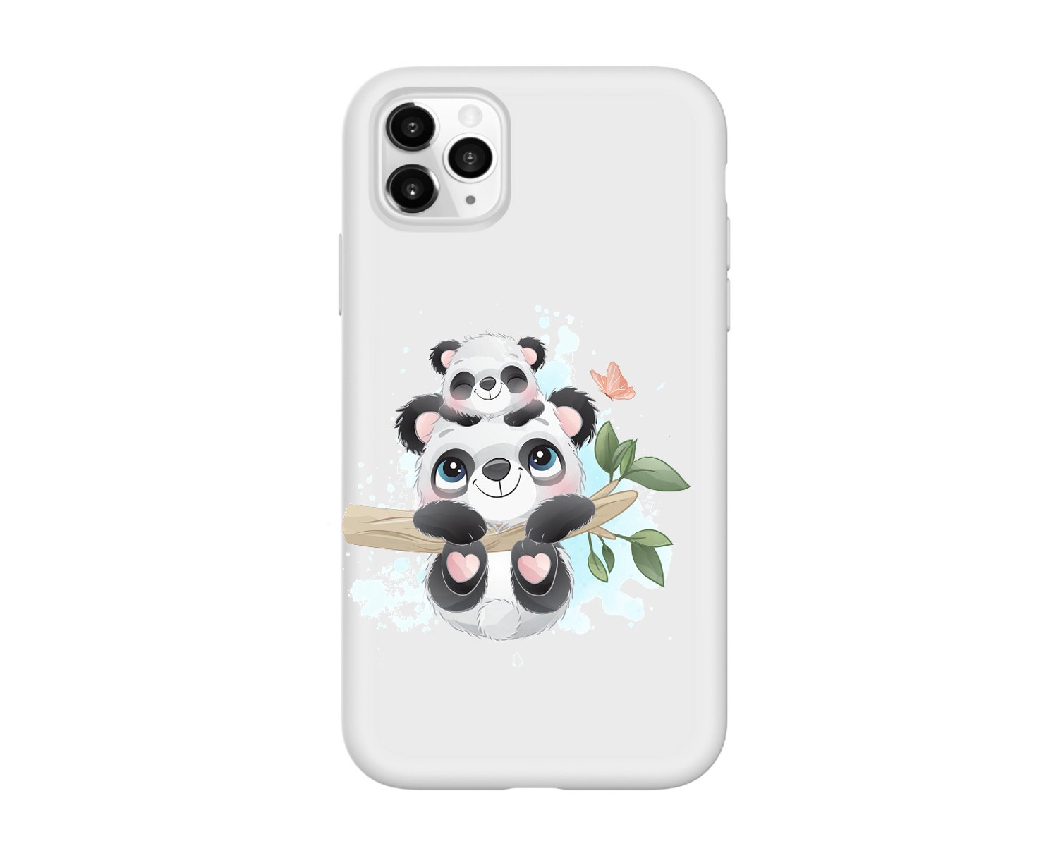maximaliseren Sanders ademen Apple Iphone 11 / 11 Pro / 11 Pro Max Wit siliconen hoesje schattige  panda`s - Apple - Nieuwetelefoonhoesjes.nl