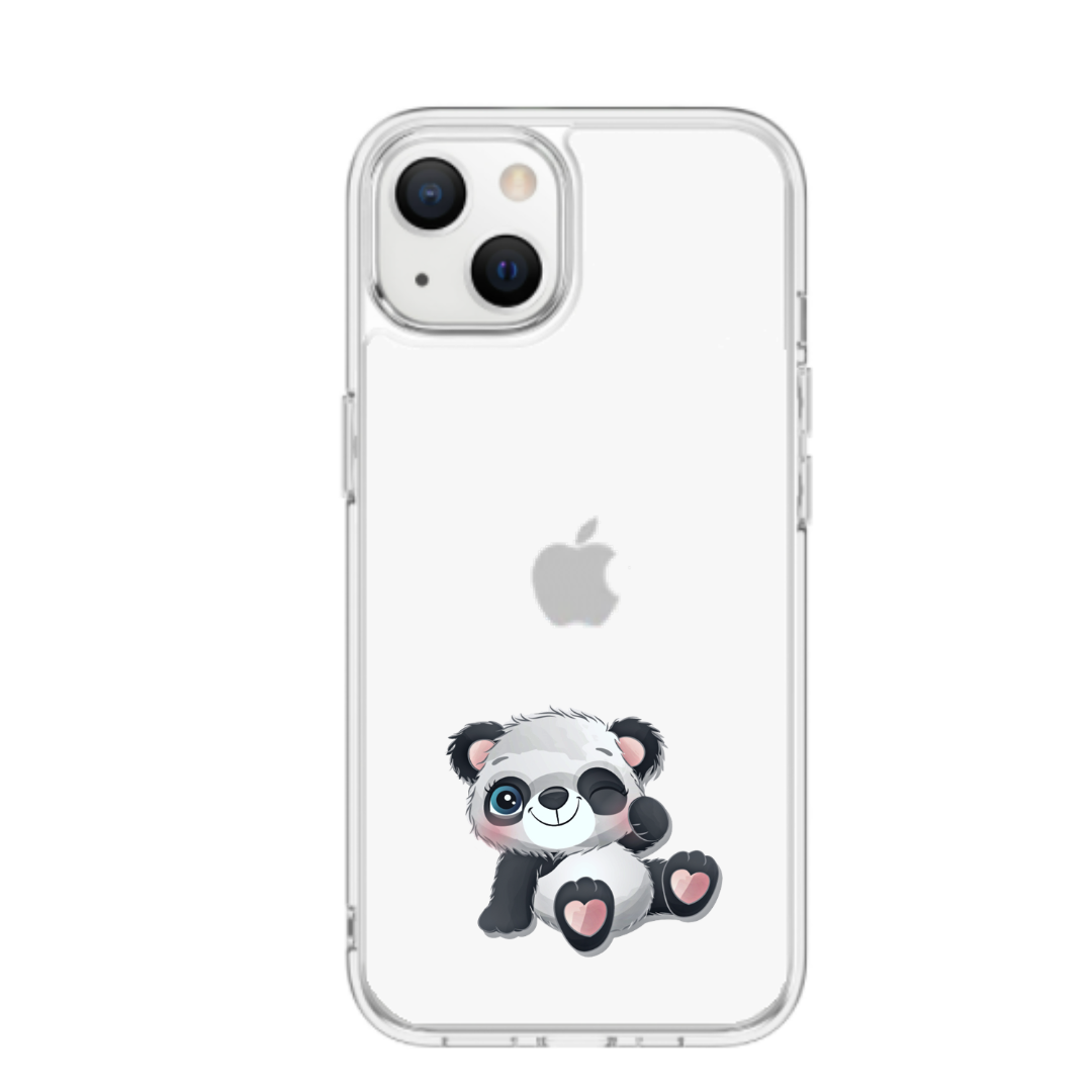 Inzichtelijk Productiviteit Rubber Apple Iphone 13 Mini / 13 /13 Pro / 13 Pro Max transparant Siliconen hoesje  Pandabeertje knipoog - Apple - Nieuwetelefoonhoesjes.nl