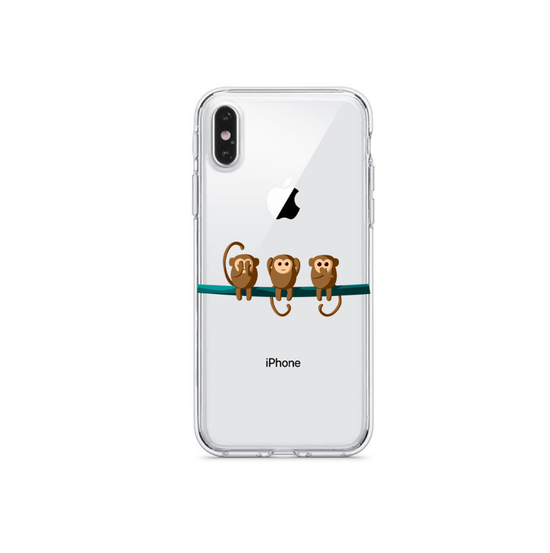 ambitie Aan boord Lotsbestemming Apple Iphone Xs Max hoesje siliconen cover hoesje Xs max3 leuke aapjes -  Apple - Nieuwetelefoonhoesjes.nl