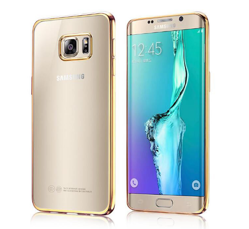 gelijktijdig Monarch Stiptheid Samsung Galaxy S7 Edge hoesje transparante hoesjes S7 Edge Goud - Samsung -  Nieuwetelefoonhoesjes.nl