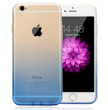 Apple Iphone / 6S hoesjes transparant gekleurde siliconen telefoonhoesjes - Apple - Nieuwetelefoonhoesjes.nl