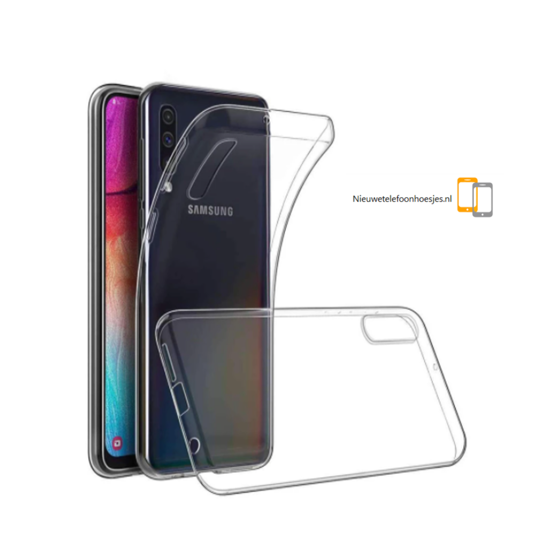 Visser Appal Sluiting Samsung Galaxy A70 hoesje Siliconen hoesje A70 transparant - Samsung -  Nieuwetelefoonhoesjes.nl
