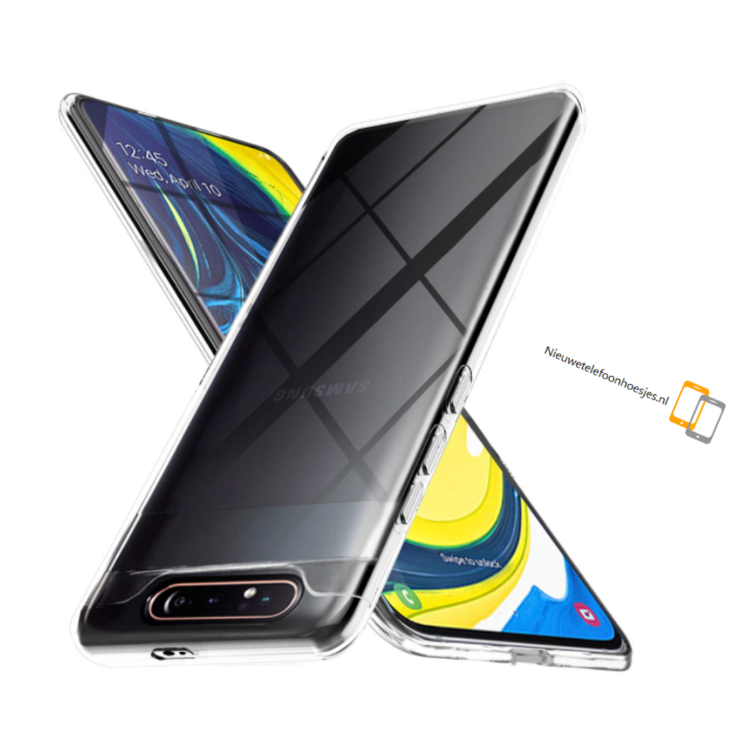 Reactor Rijke man blad Samsung Galaxy A80 / A90 Siliconen hoesje transparant - Samsung -  Nieuwetelefoonhoesjes.nl