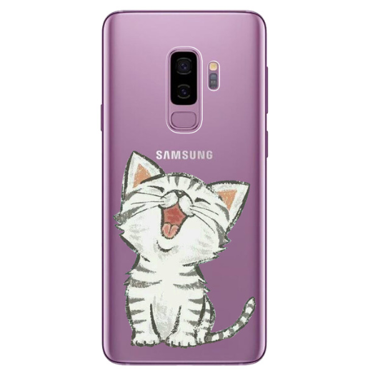 pijn Persoonlijk Opheldering Samsung Galaxy S9 Plus hoesje siliconen cover S9+ hoesje schattig katje -  Samsung - Nieuwetelefoonhoesjes.nl
