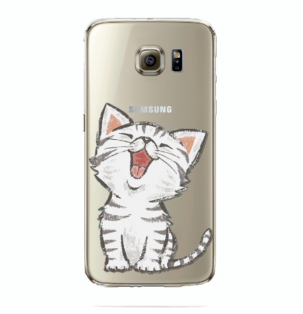 Samsung Galaxy S7 siliconen cover (katje) - Samsung - Nieuwetelefoonhoesjes.nl