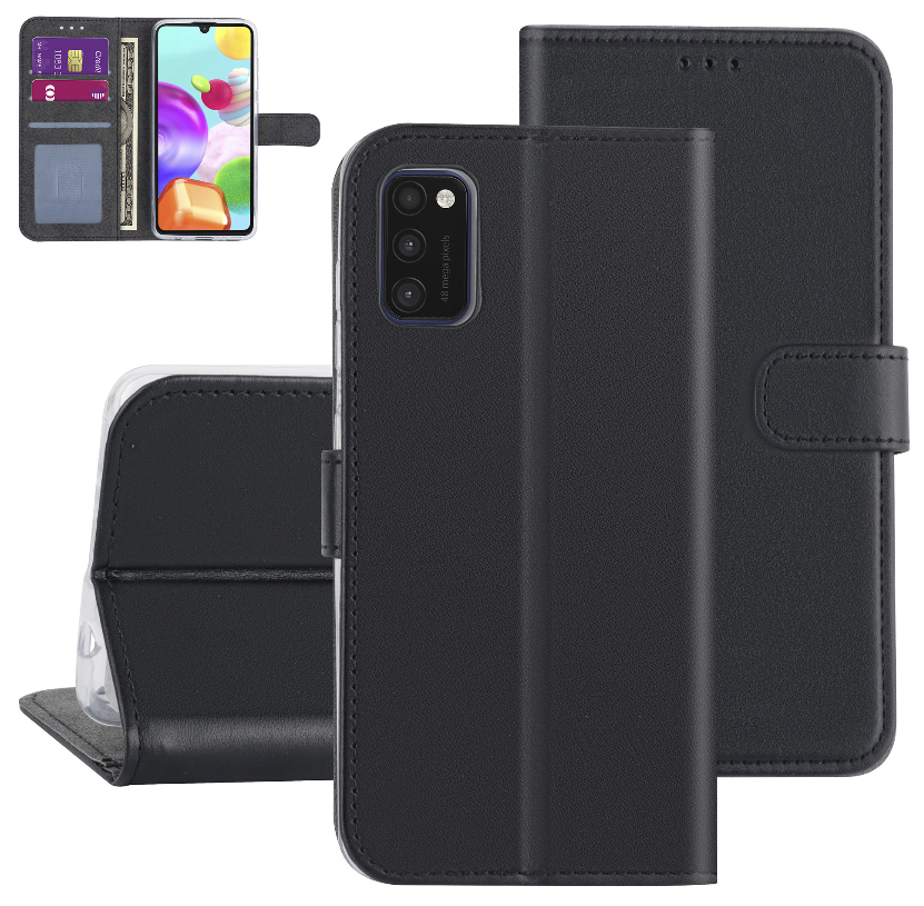 Bookcase Samsung Galaxy A41 hoesje zwart